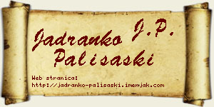 Jadranko Pališaški vizit kartica